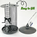 Bird Feeder with 36cm, Metal, 3 in 1 Bird Feeder for gardens and patios - product gallery image 4