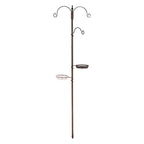 Bird Feeding Station with Wood, 1, Garden Brackets, Water Dish Mesh Dish - product gallery image 3