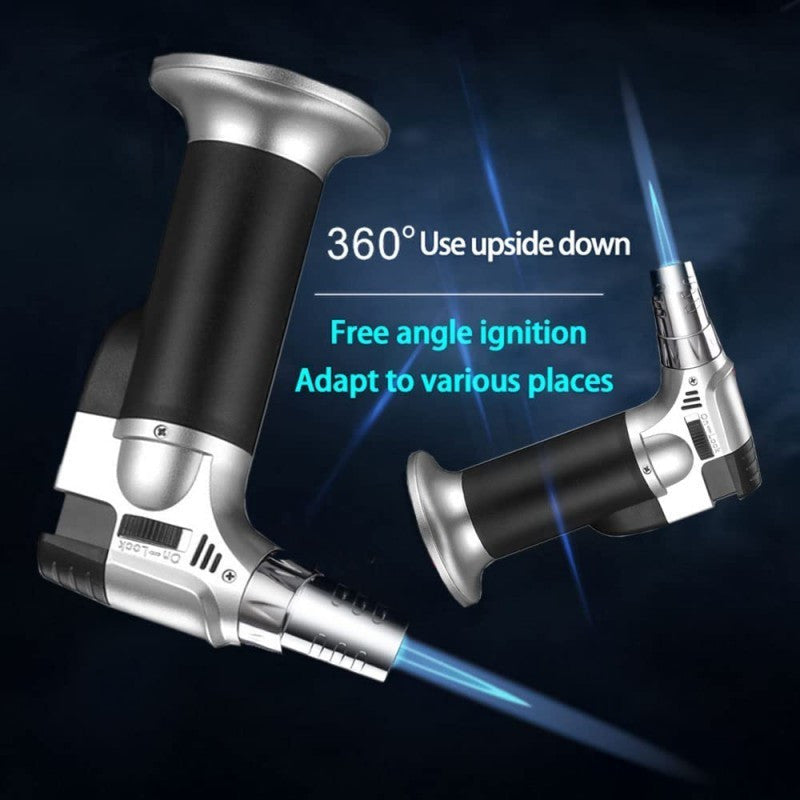 Blow Torches & Heat Gun with 1Pcs, Portable Butane Torch 1300°C Adjustable Flame - product gallery image 5