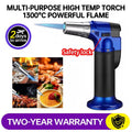 Blow Torches & Heat Gun with 1Pcs, Portable Butane Torch 1300°C Adjustable Flame