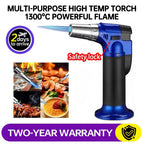 Blow Torches & Heat Gun with 1Pcs, Portable Butane Torch 1300°C Adjustable Flame