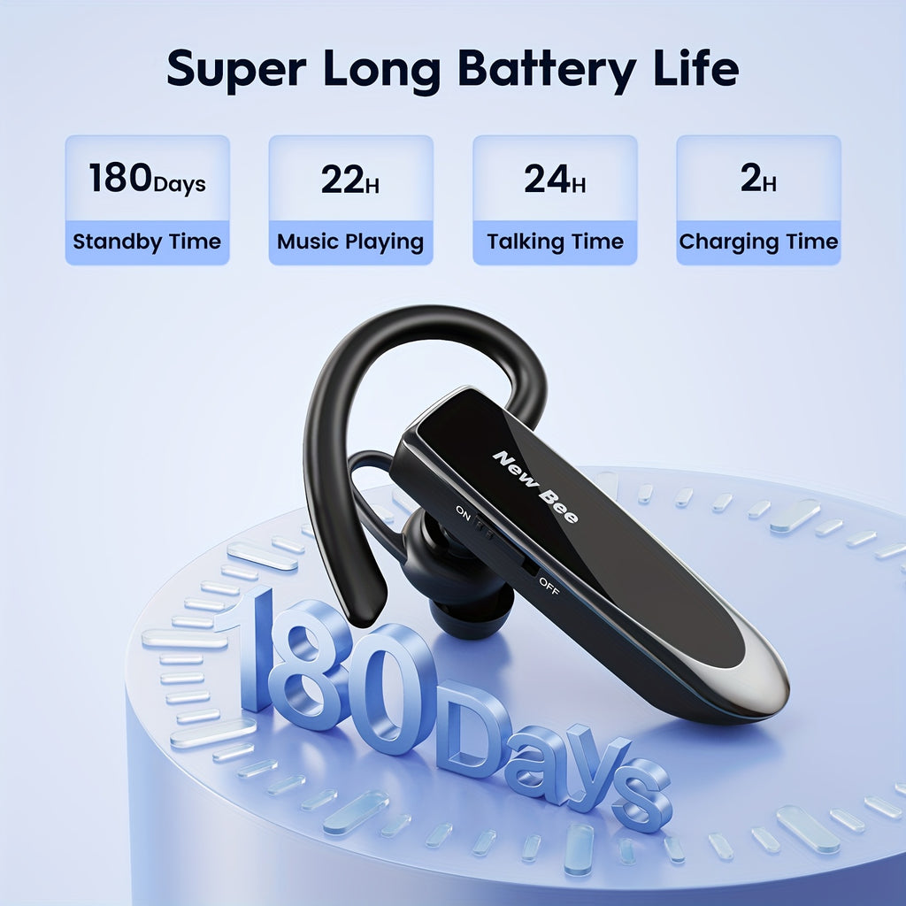 Bluetooth Headset with Wireless, Bee B41 Single-Ear Wireless Noise Cancelling - product gallery image 13