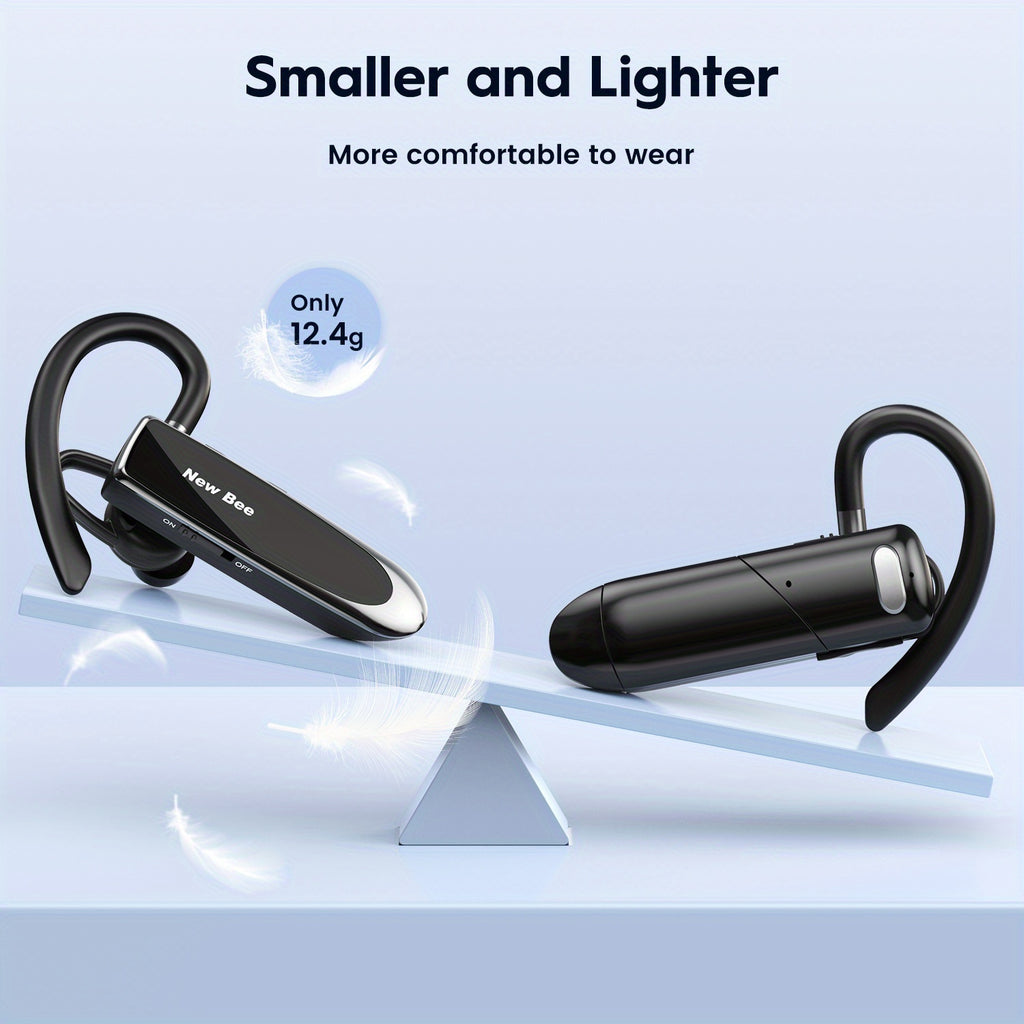 Bluetooth Headset with Wireless, Bee B41 Single-Ear Wireless Noise Cancelling - product gallery image 3