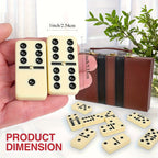 Board Game with 28 Pieces, Double Six Domino Pieces Classic Family - product gallery image 5