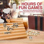 Board Game with 28 Pieces, Double Six Domino Pieces Classic Family - product gallery image 7