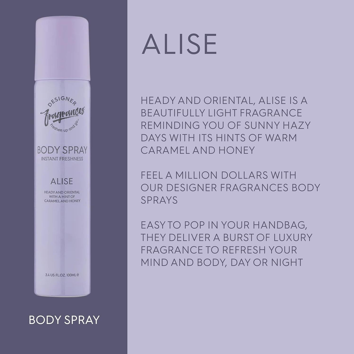 Body Spray Designer Fragrances Women's Tu Est Belle with 100ml, 3 Pack - product gallery image 14
