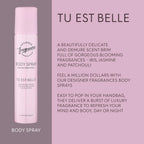 Body Spray Designer Fragrances Women's Tu Est Belle with 100ml, 3 Pack - product gallery image 8