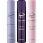 Body Spray Designer Fragrances Women's Tu Est Belle with 100ml, 3 Pack