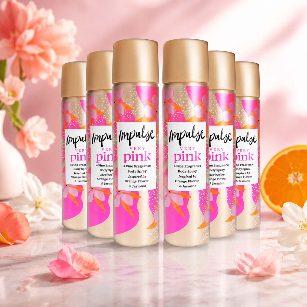 Body Spray Impulse Very Pink Sweet Floral Women's with 75ml