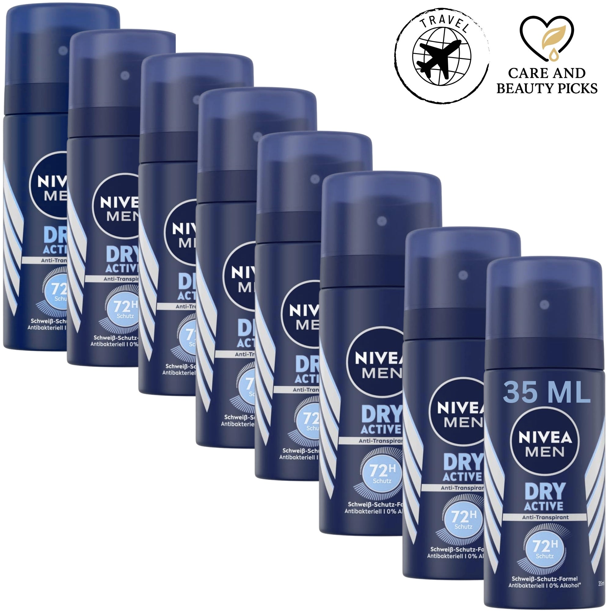 Body Spray Nivea Men Deodorant Travel Multipack with 35ml - product gallery image 9