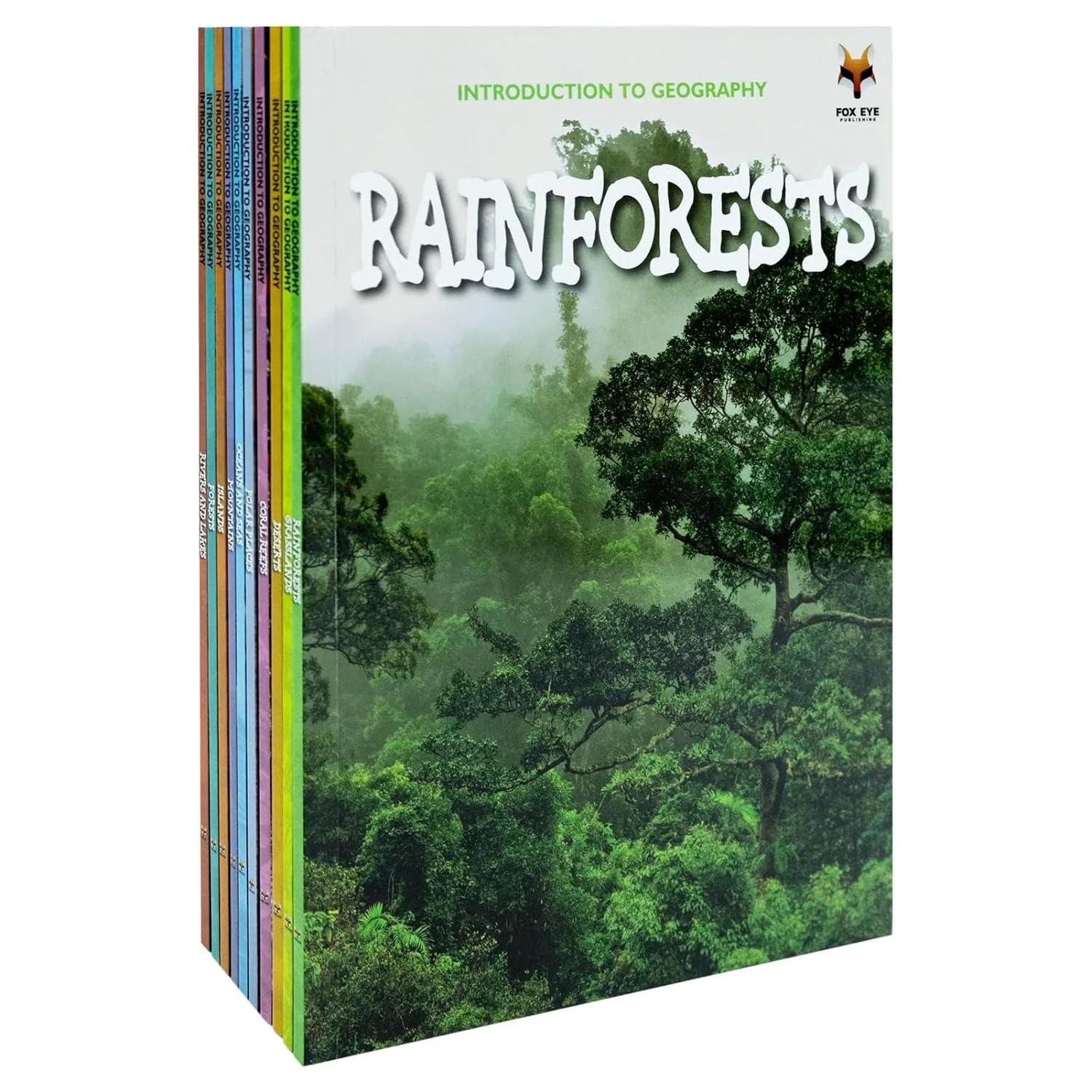 Book Collection Children's Introduction to Geography 10-Book with 12 Books