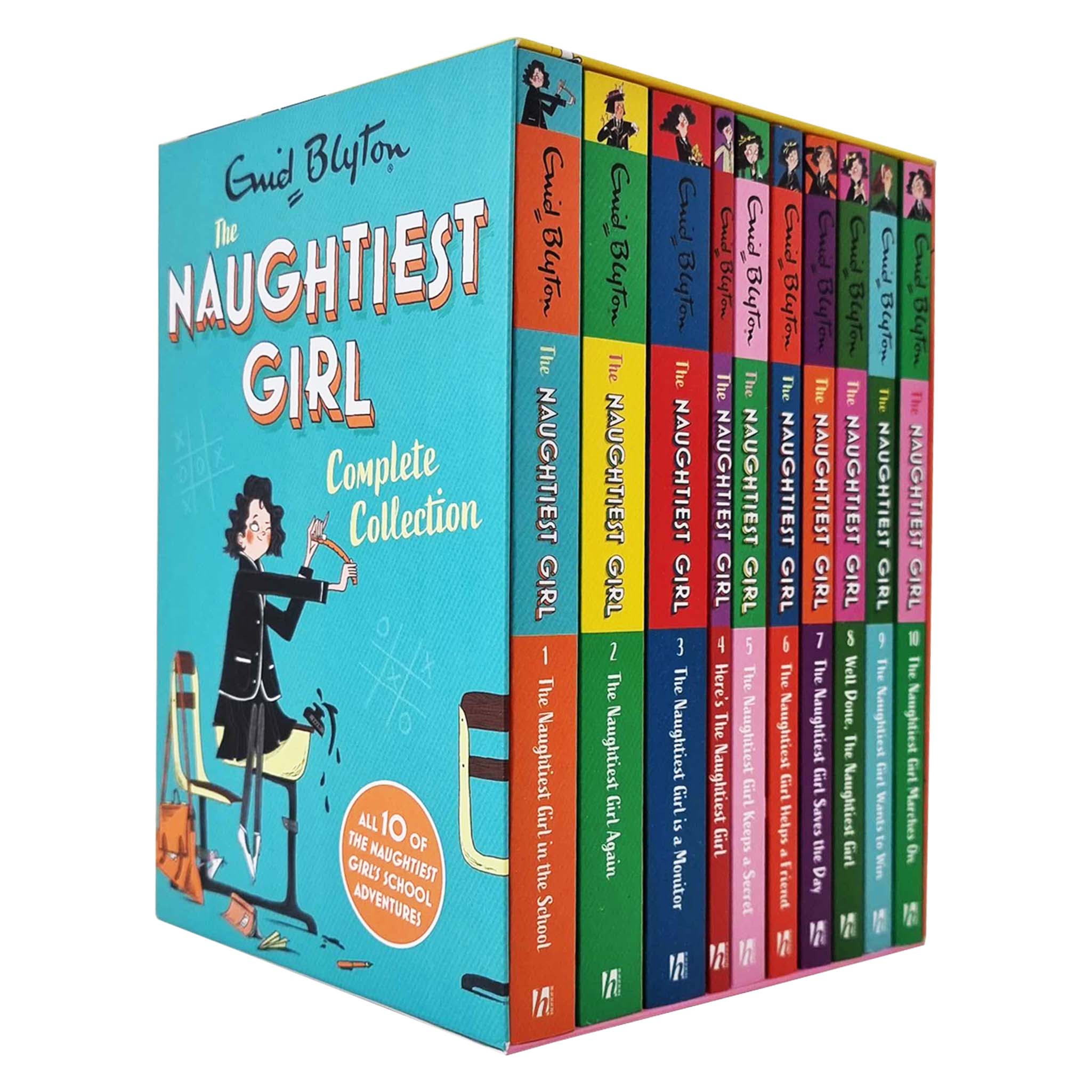 Book Collection Enid Blyton Naughtiest Girl Complete 10-Book with Paperback