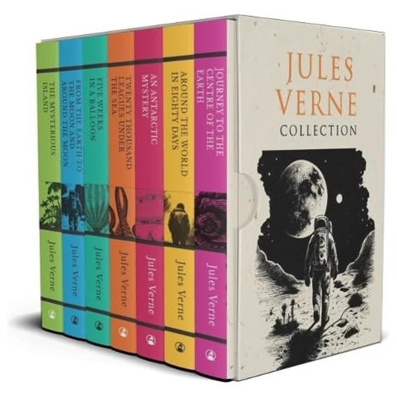 Book Collection Jules Verne Complete 7-Book Twenty Thousand