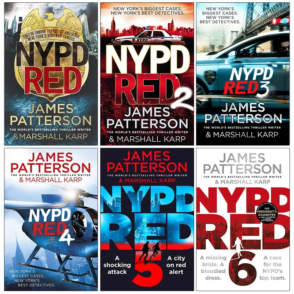 Book Collection NYPD Red Complete Books by James with 6 Books