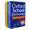 Book Collection Oxford School Dictionary Thesaurus Books with 2 Books