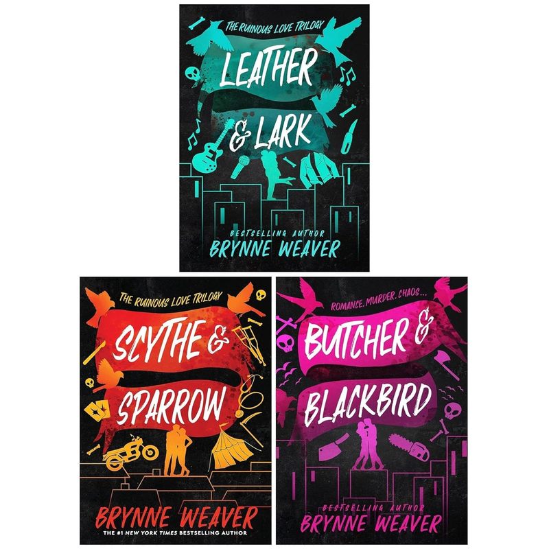 Book Collection Ruinous Love Trilogy by Brynne Weaver with Leather, 3 Books