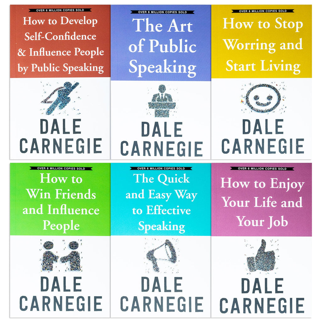 Book Collection Self Help Books Dale Carnegie How with 6 Book - product gallery image 3
