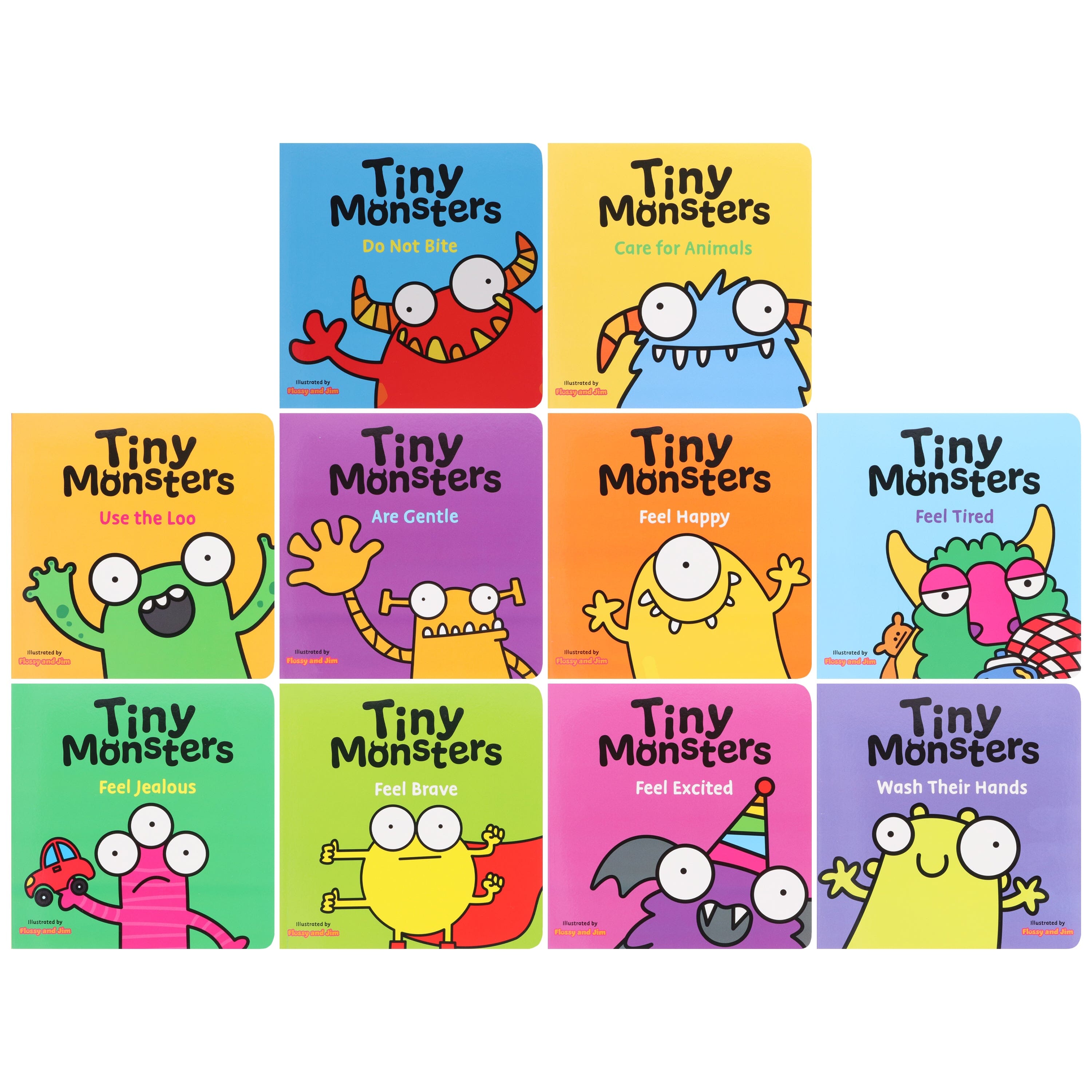 Book Collection Toddler Books Box Big Emotions Tiny with Big Emotions Tiny Monsters - product gallery image 2