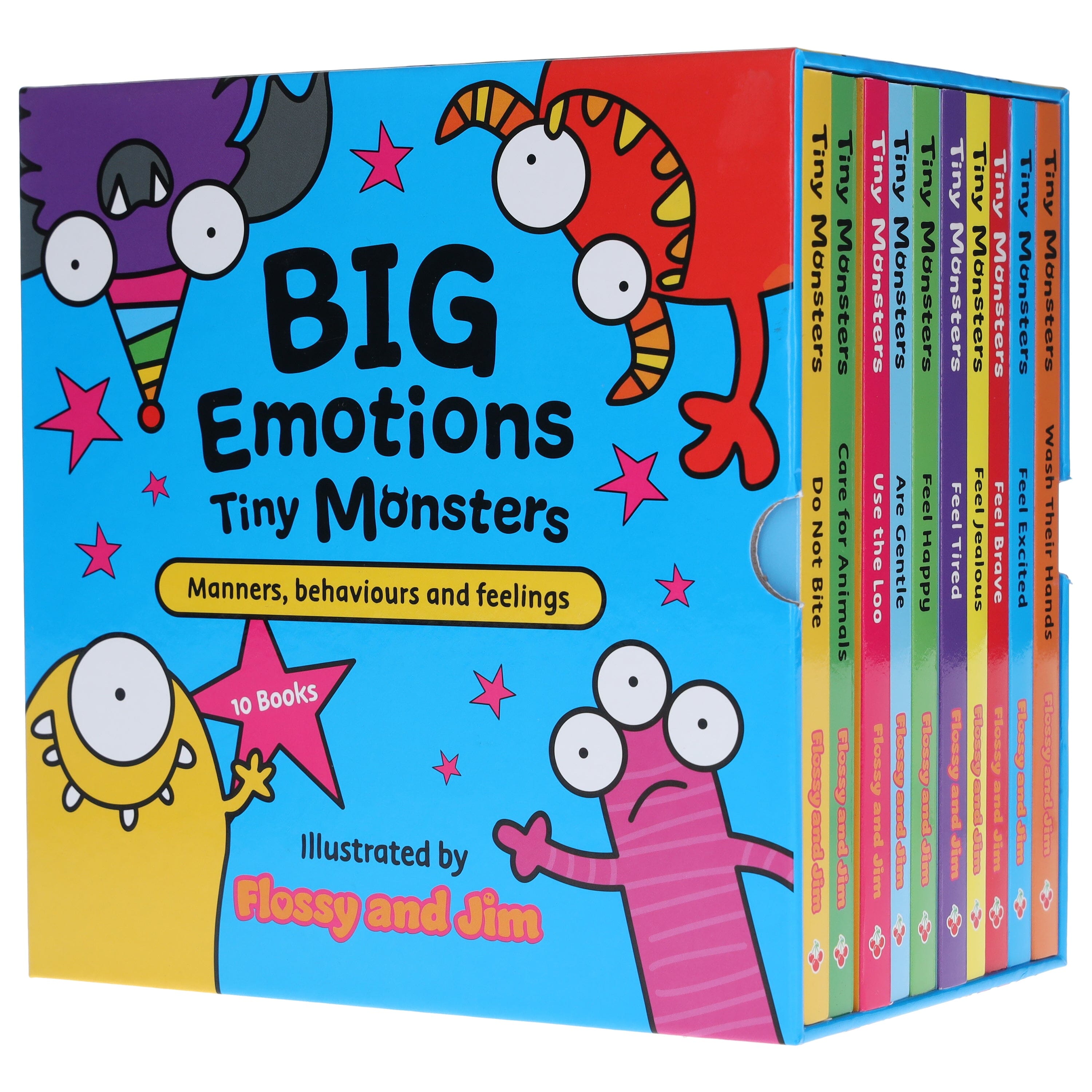 Book Collection Toddler Books Box Big Emotions Tiny with Big Emotions Tiny Monsters