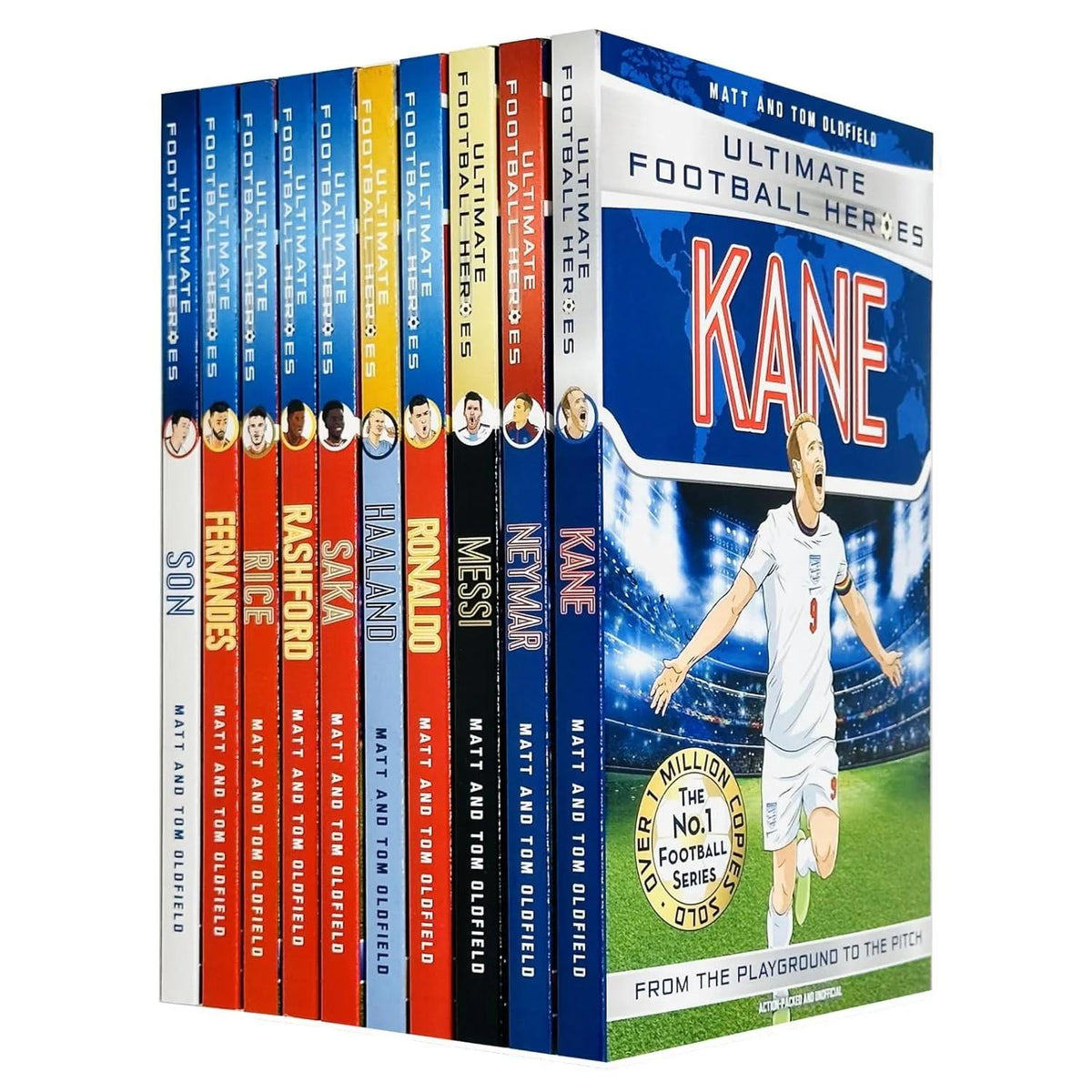 Book Collection Ultimate Football Heroes Series Complete Books with 10 Books