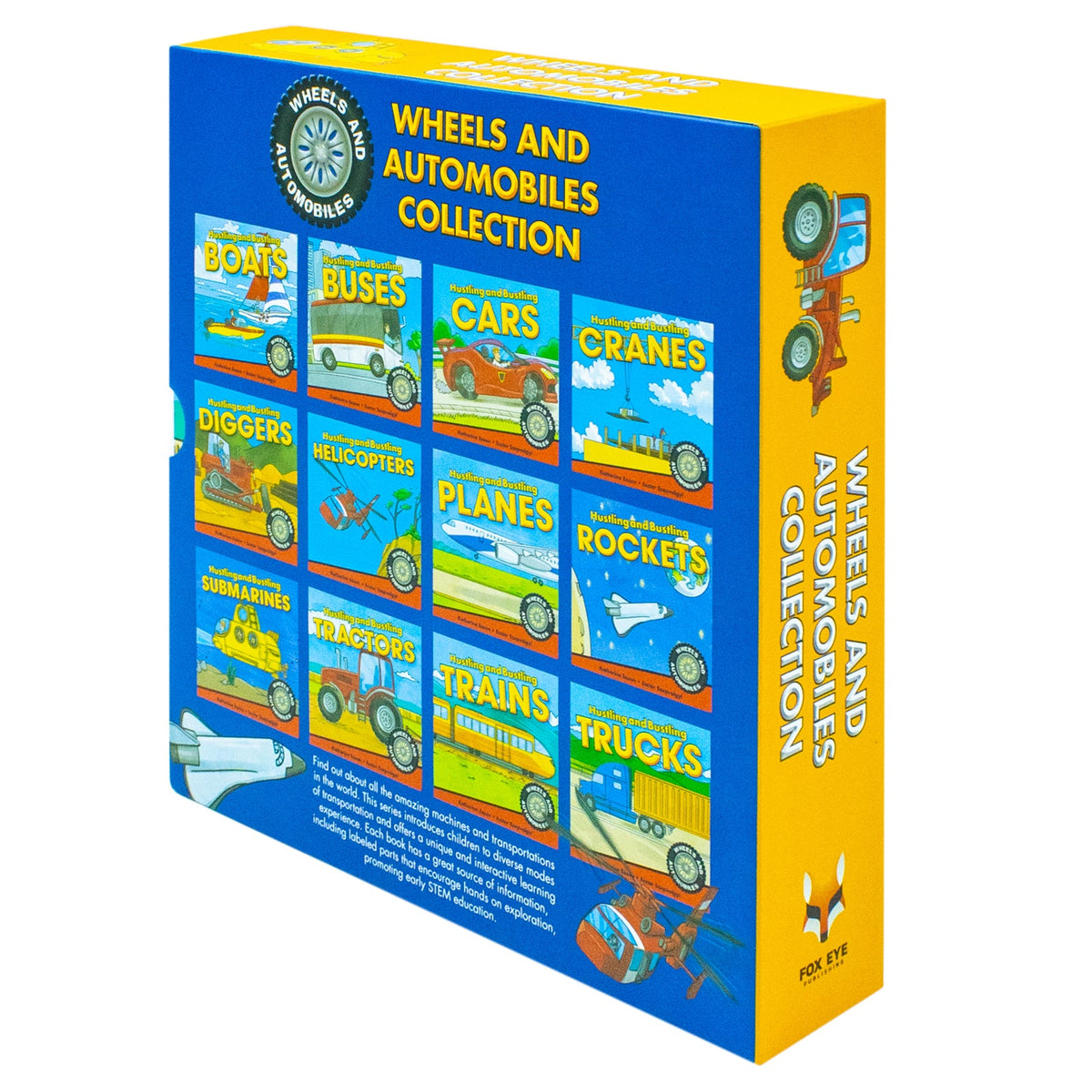 Book Collection Vehicles Machines Books Kids Boats, Cars with 12 Books - product gallery image 3
