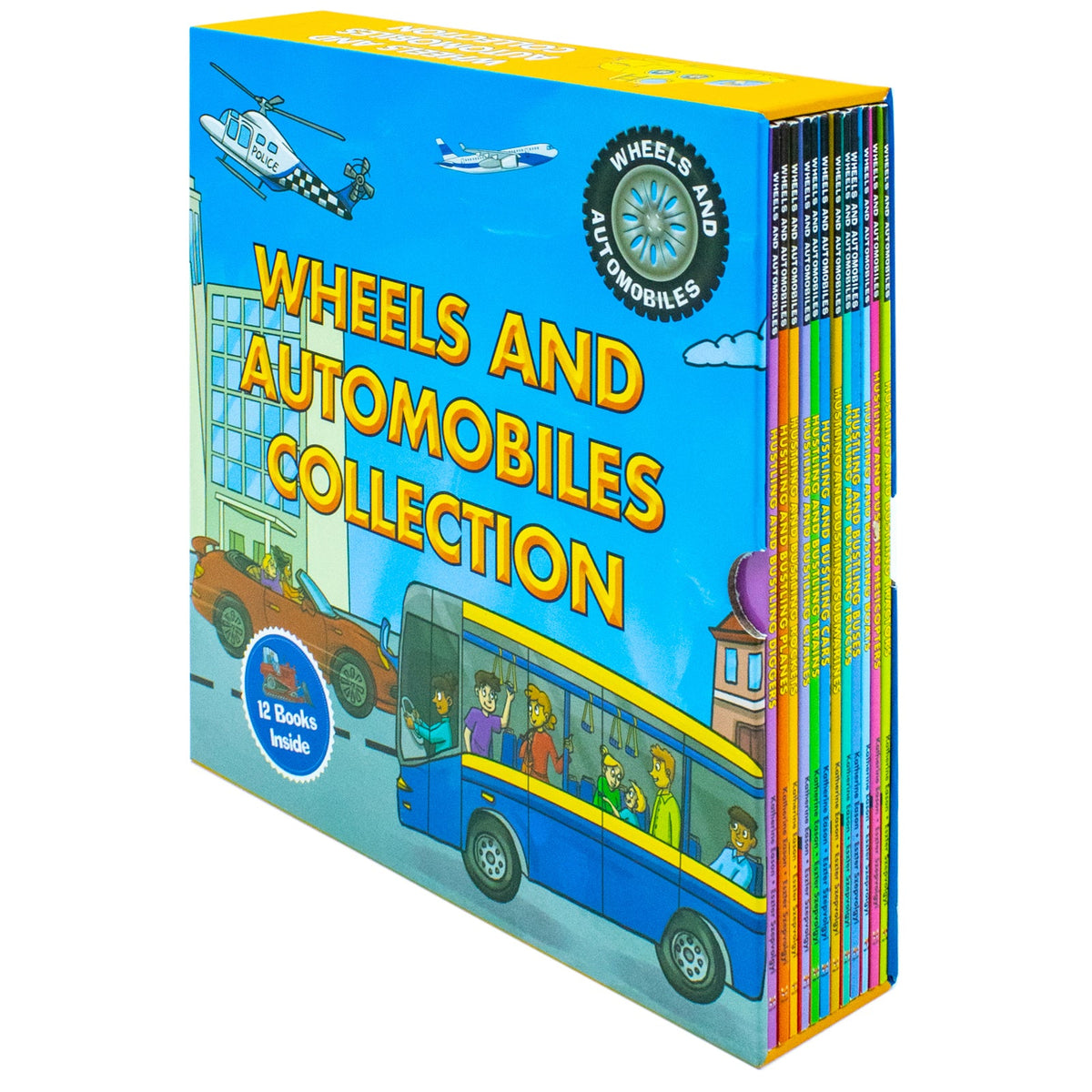 Book Collection Vehicles Machines Books Kids Boats, Cars with 12 Books - product gallery image 4