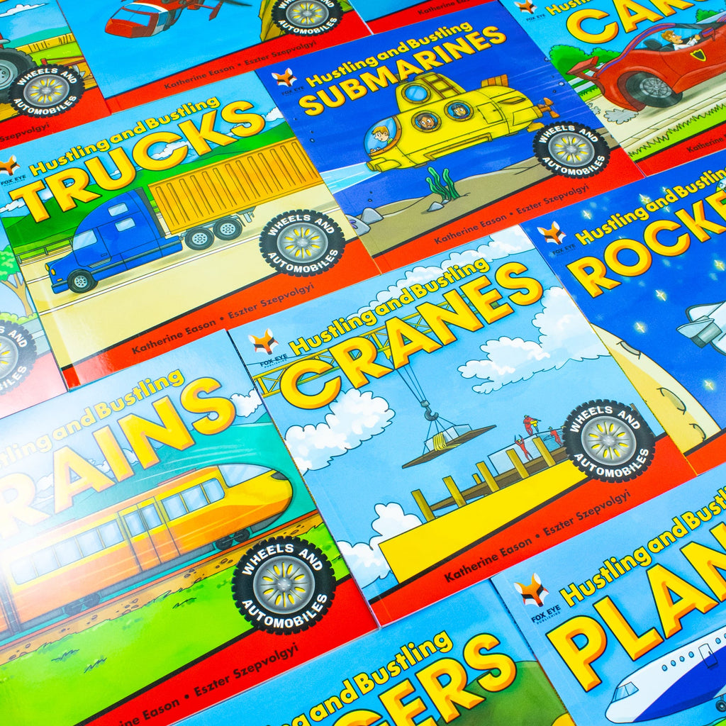 Book Collection Vehicles Machines Books Kids Boats, Cars with 12 Books - product gallery image 6