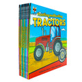 Book Collection Vehicles Machines Books Kids Boats, Cars with 12 Books