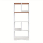 Bookcase 4-Tier White Wooden Freestanding Bookshelf with Easy Assembly, W50*D17*H120cm - product gallery image 11