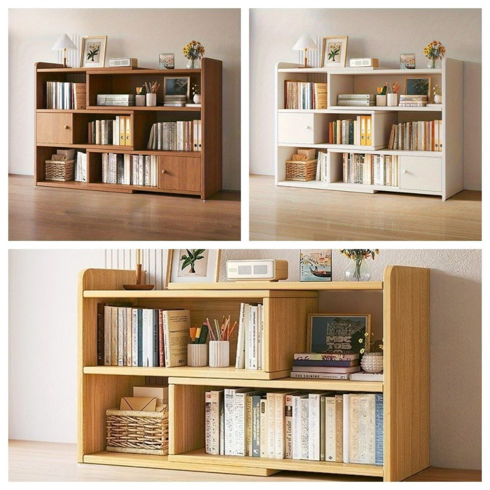 Bookcase Adjustable Width Expandable Tier Freestanding with Easy Assembly, Lockable - product gallery image 12