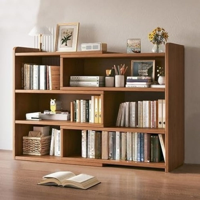 Bookcase Adjustable Width Expandable Tier Freestanding with Easy Assembly, Lockable - product gallery image 15