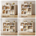 Bookcase Adjustable Width Expandable Tier Freestanding with Easy Assembly, Lockable - product gallery image 2