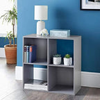 Bookcases & Shelving Unit Cube Storage White Bookcase 60x60cm Free with Space-Saving