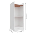 Bookcases & Shelving Unit Tall Skinny Wooden Bookcase Cube Shelves with Space-Saving - product gallery image 3