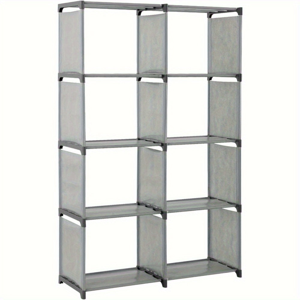 Bookcases & Shelving Unit Tier Bookshelf 80x30x125cm Modern Metal Frame - product gallery image 10