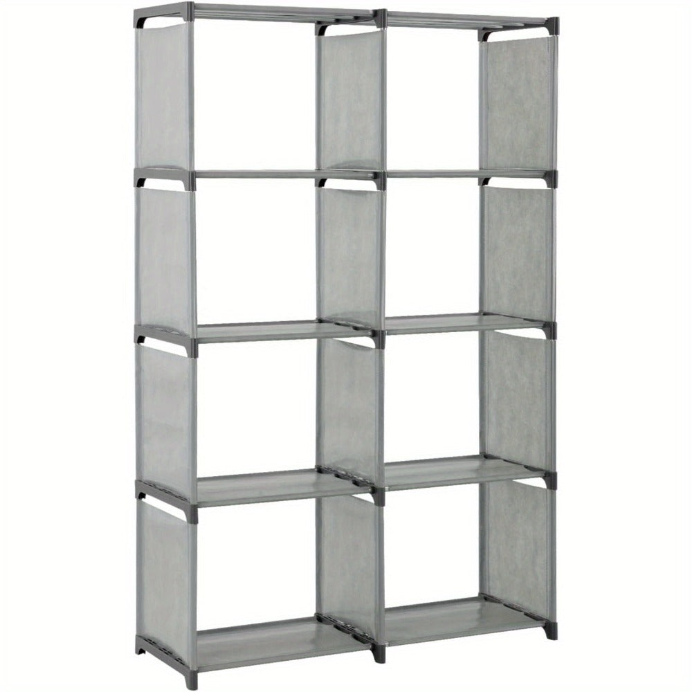 Bookcases & Shelving Unit Tier Bookshelf 80x30x125cm Modern Metal Frame - product gallery image 2