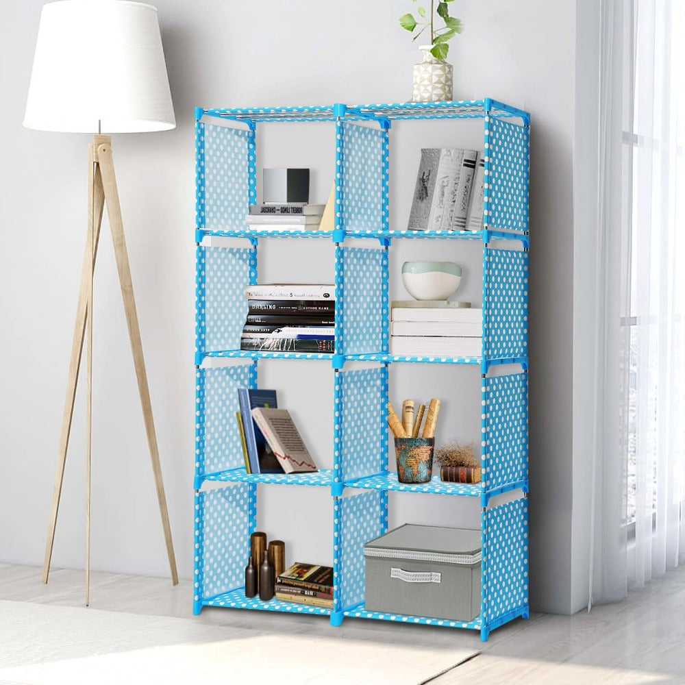 Bookcases & Shelving Unit Tier Bookshelf 80x30x125cm Modern Metal Frame - product gallery image 6