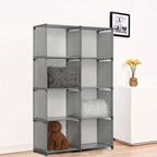 Bookcases & Shelving Unit Tier Bookshelf 80x30x125cm Modern Metal Frame
