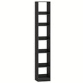 Bookshelf Tier White Modern Open Bookcase Adjustable with Space-Saving, Adjustable Shelf - Black option