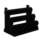 Bracelet 3-Tier Velvet Jewellery Organiser Stand Watch with Space-Saving - product gallery image 2