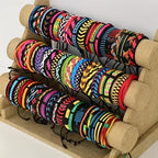 Bracelet Bohemian Faux Leather Bracelets Pieces with 20 Pieces