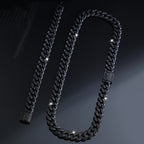 Bracelet Cuban Chain Necklace Two Colours for layering and statement styling - product gallery image 11