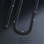 Bracelet Cuban Chain Necklace Two Colours for layering and statement styling - product gallery image 7