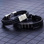 Bracelet Custom Engraved Name Stainless Steel Beaded - product gallery image 7