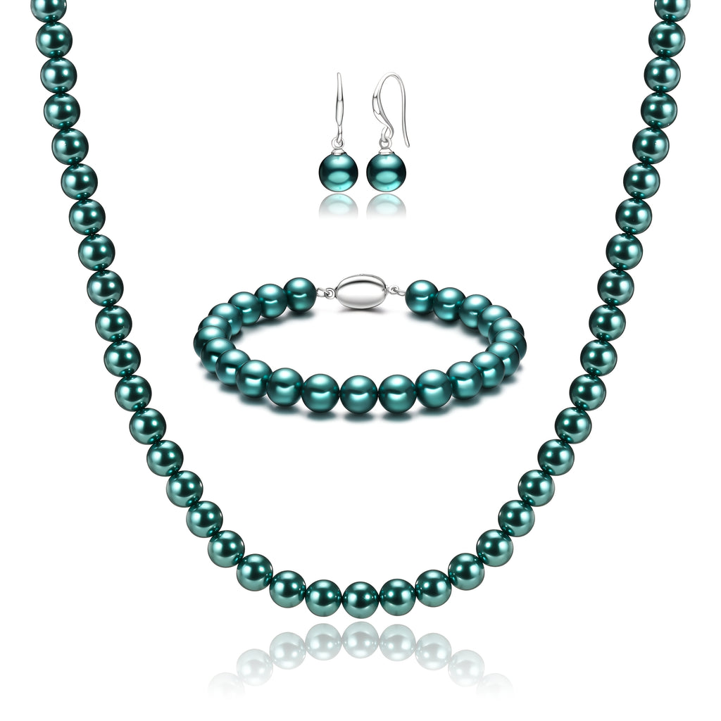Bracelet Freshwater Pearl Jewellery Women 3-Piece with Metal - product gallery image 3