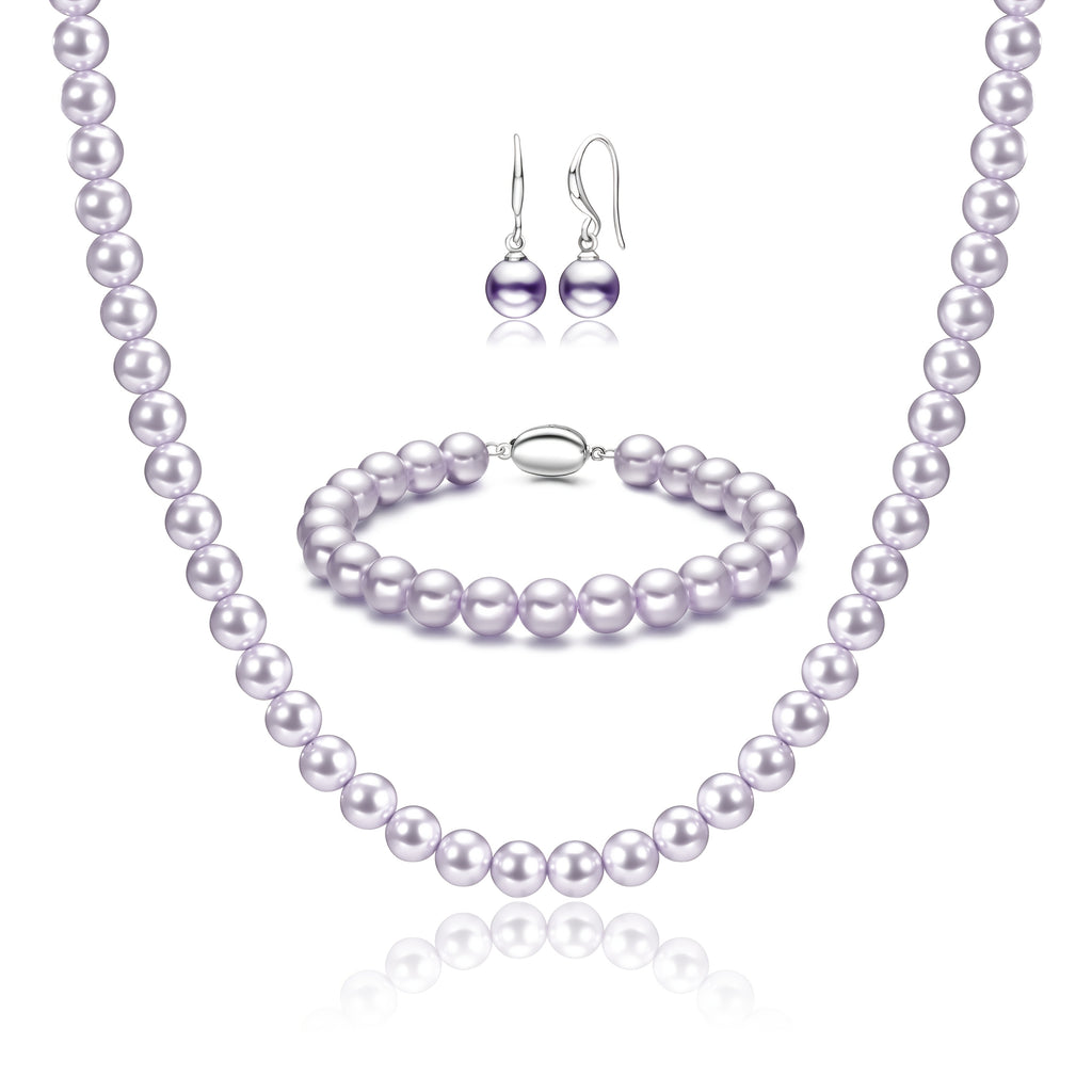 Bracelet Freshwater Pearl Jewellery Women 3-Piece with Metal - product gallery image 7