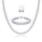 Bracelet Freshwater Pearl Jewellery Women 3-Piece with Metal - product gallery image 7