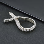 Bracelet Hip Hop Iced Out Chain Gold with 9mm for layering and statement styling - product gallery image 7