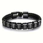 Bracelet Personalised Braided Name Two to Six for layering and statement styling - product gallery image 2