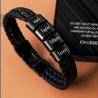 Bracelet Personalised Braided Name Two to Six for layering and statement styling